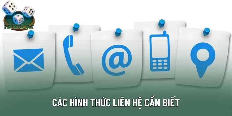 Các hình thức liên hệ cần biết