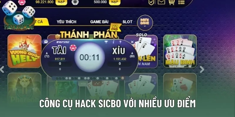 Công cụ hack Sicbo với nhiều ưu điểm Công cụ hack Sicbo với nhiều ưu điểm